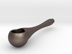  Pipe in Polished Bronzed Silver Steel