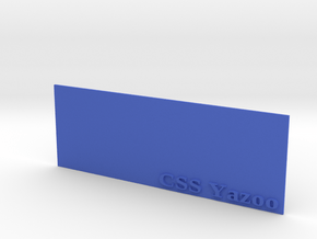 Base for 1/600 CSS Yazoo in Blue Processed Versatile Plastic