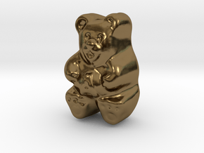 Gummy Bear Actual Size in Polished Bronze