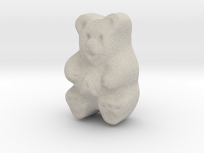 Gummy Bear Actual Size in Natural Sandstone
