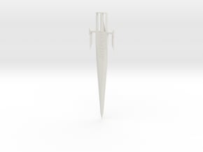 Sword in White Natural Versatile Plastic