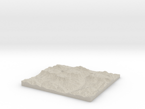 Model of Rettenbachalm in Natural Sandstone