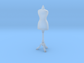 1:48 Dress Form in Smooth Fine Detail Plastic