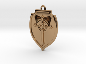 Shield 002 in Polished Brass