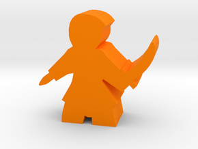 Damas Assassin Meeple in Orange Processed Versatile Plastic