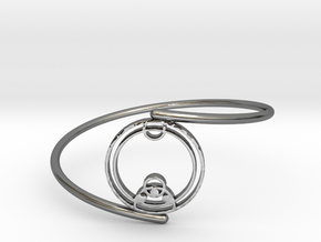 Zoe - Bracelet (Thin Spiral) in Fine Detail Polished Silver