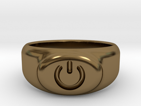 Power Ring(2) in Polished Bronze