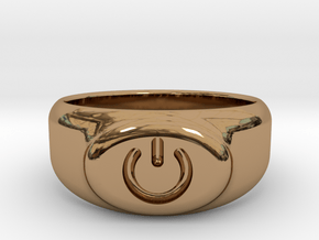 Power Ring(2) in Polished Brass