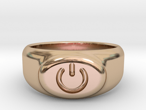 Power Ring(2) in 14k Rose Gold