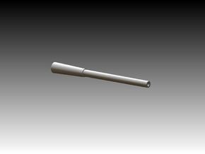 6" Inch Secondary Gun Barrels x 12 1/192 in Smooth Fine Detail Plastic