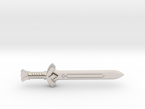 Goddess Sword in Rhodium Plated Brass