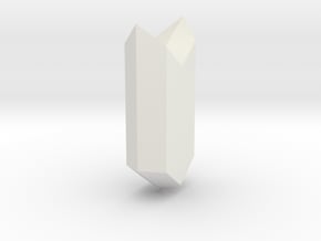 Gypsum 023 in White Natural Versatile Plastic