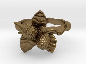 Wild Berry Ring - (Select a size) in Polished Bronze
