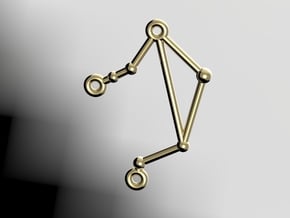 Libra in 18k Gold Plated Brass