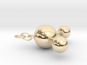 Water(ver. Ring) in 14k Gold Plated Brass
