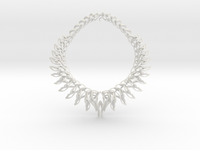 Mahuika Necklace in White Natural Versatile Plastic