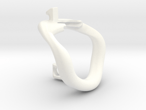 KHD v2 ring 40mm - no flap in White Processed Versatile Plastic