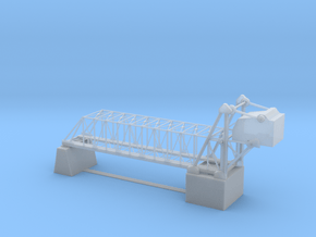 Railroad Lift Bridge Z Scale in Tan Fine Detail Plastic