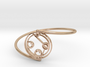Daniel - Bracelet Thin Spiral in 14k Rose Gold Plated Brass
