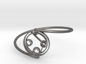 Daniel - Bracelet Thin Spiral in Polished Nickel Steel