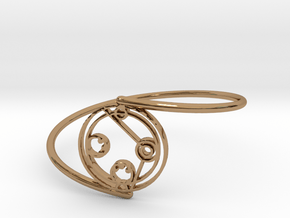 Daniel - Bracelet Thin Spiral in Polished Brass