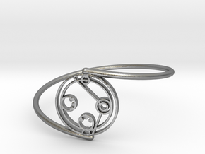 Daniel - Bracelet Thin Spiral in Natural Silver