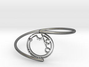 Andrea - Bracelet Thin Spiral in Polished Silver