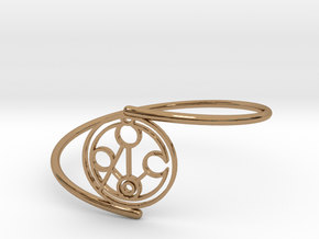 Meghan - Bracelet Thin Spiral in Polished Brass