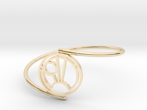 Sam - Bracelet Thin Spiral in 14k Gold Plated Brass