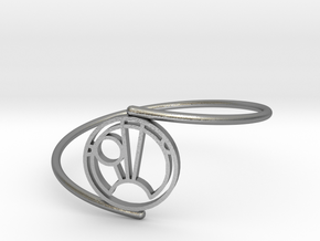 Sam - Bracelet Thin Spiral in Natural Silver