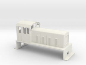 DS Locomotive, New Zealand, (OO Scale, 1:76) in White Natural Versatile Plastic