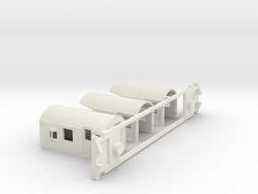 FM Guards Van, New Zealand, (OO Scale, 1:76) in White Natural Versatile Plastic