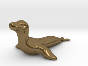 Seal Desk Toy in Natural Bronze