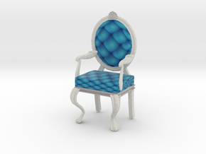 1:24 Half Inch Scale RobinWhite Louis XVI Chair in Full Color Sandstone