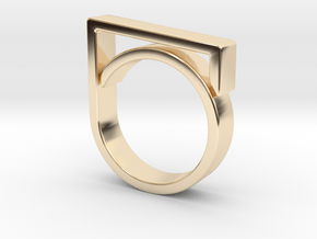 Adjustable ring for men. Model 1. in 14K Yellow Gold