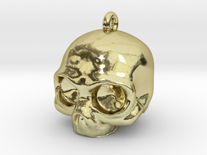 Skull Pendant in 18k Gold