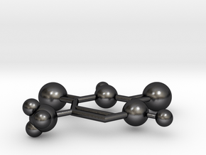 Thymine in Polished and Bronzed Black Steel