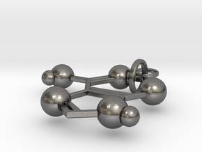 Adenine(ring added) in Polished Nickel Steel