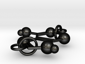 Adenine(double Ring) in Matte Black Steel