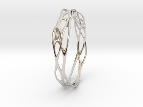 Incredible Minimalist Bracelet #coolest (S or M/L) in Rhodium Plated Brass: Small