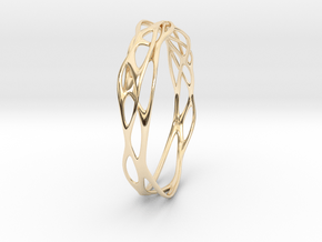 Incredible Minimalist Bracelet #coolest (S or M/L) in 14k Gold Plated Brass: Small