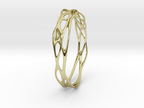 Incredible Minimalist Bracelet #coolest (S or M/L) in 18k Gold: Large