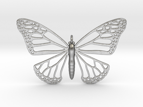 Strong Monarch Pendant in Natural Silver