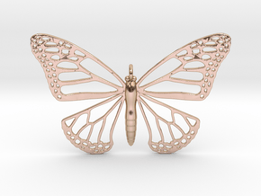 Strong Monarch Pendant in 14k Rose Gold