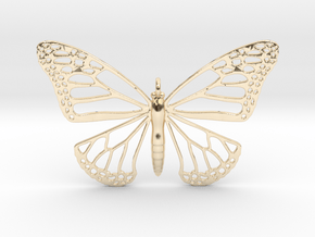 Strong Monarch Pendant in 14k Gold Plated Brass