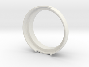 Dosing Ring for Olympia Cremina's Portafilter in White Natural Versatile Plastic