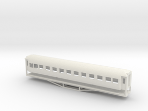 56ft 1st Class SI, New Zealand, (S Scale, 1:64) in White Natural Versatile Plastic