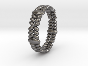 The Pebble Ring Size 5 other sizes too in Polished Nickel Steel