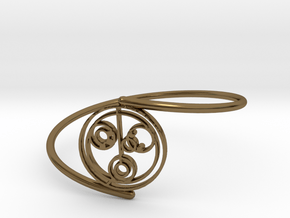 Nicole - Bracelet Thin Spiral in Polished Bronze