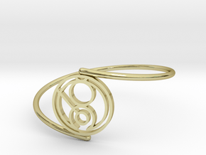 Gina - Bracelet Thin Spiral in 18k Gold Plated Brass
